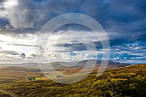 Aerial view from Glengesh Pass by Ardara, Donegal, Ireland