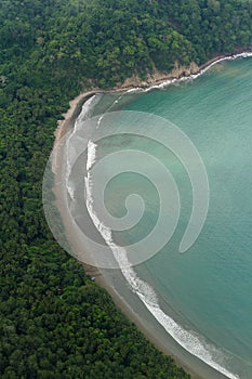 Aerial view of the Golf of Nicoya photo