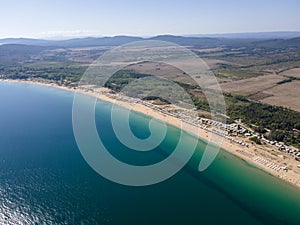 Aerial view of Gradina (Garden) Beach  Bulgaria