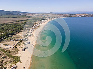 Aerial view of Gradina Garden Beach, Bulgaria