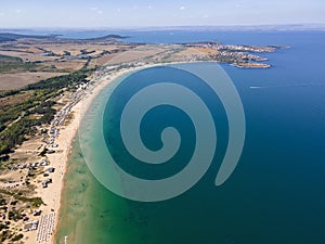 Aerial view of Gradina Garden Beach, Bulgaria
