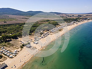 Aerial view of Gradina Garden Beach, Bulgaria