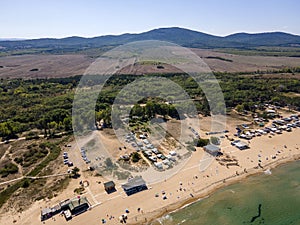 Aerial view of Gradina Garden Beach, Bulgaria