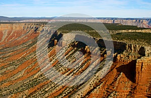 Aerial view of Grand Canyon