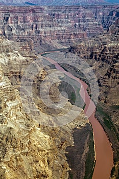 Aerial view of the Grand Canyon