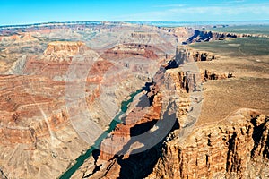 Aerial view of grand canyon national park, arizona