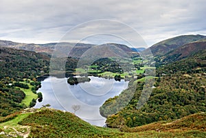 Aerial view of Grasmere & dunm photo