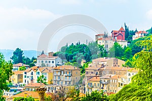 Aerial view of Grasse, France