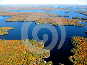 Aerial view of Great Lakes photo