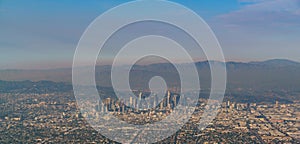 Aerial view of great Los Angeles area