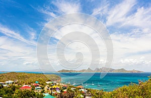 Aerial view of Grenadines