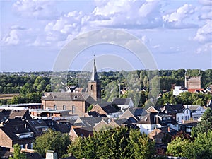 Aerial view of Grevenbroich in Germany