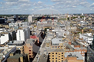 Aerial view of Hackney, London