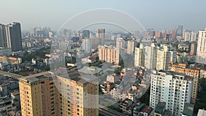 Aerial View of Hanoi City Skyline, Vietnam