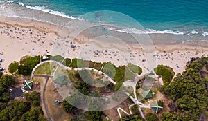 Aerial view of the Hapuna Beach