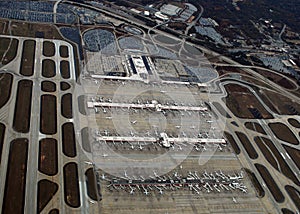 Aerial view Hartsfieldâ€“Jackson Atlanta Internati