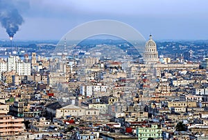 Aerial view of Havana