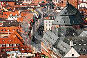 Aerial view of Heidelberg, Germany