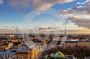 Aerial view of Helsinki