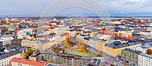 Aerial view of Helsinki, Finland