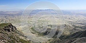 An Aerial View of Hereford, Arizona, from Miller Canyon