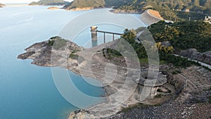 Aerial view of High Island Reservoir, Sai Kung,Hong Kong