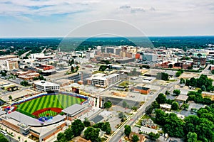 Aerial view of the High Point, NC