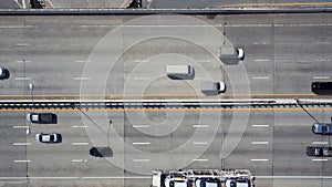 Aerial view of highway in Thailand