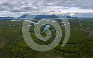 Aerial view of Hinchinbrook Island