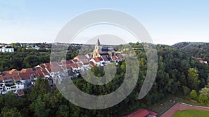 Aerial view on Hombourg Haut