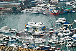 Aerial view of Hong Kong