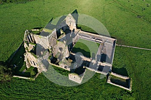 Hore Abbey, a ruined Cistercian monastery near the Rock of Cashel, County Tipperary, Republic of Ireland