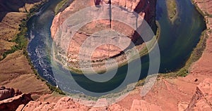 Aerial View of Horseshoe Bend in Arizona