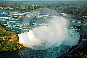 Horseshoe, or Canadian Falls in Niagara Falls