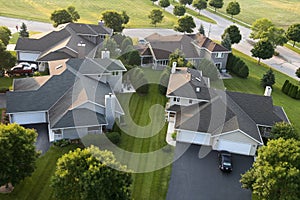 Aerial View Houses, Homes, Subdivision, Neighborhood