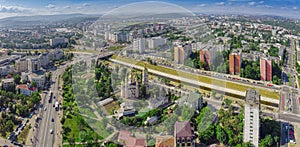 Aerial view of Iasi city in Moldavia. photo