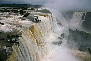 Aerial view - Iguassu Falls in Winter photo