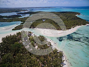 Aerial View: Ile aux Cerfs - Leisure Island