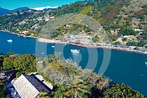 Aerial view of Ilhabela beach, SÃ£o Paulo, Brazil