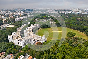 Aerial view of Indian Institute of Management, Bangalore.IIM Bangalore was ranked as the third-best management school in India