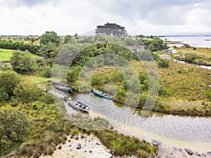 Aerial View of Inlets at Lough Corrib