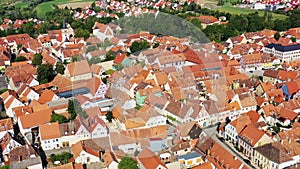 Aerial view of Iphofen