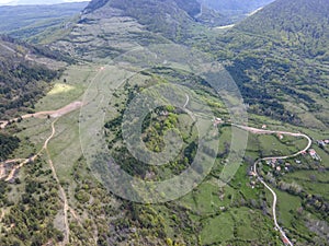 Vista aerea da più vicino comune da 