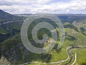 Vista aerea da più vicino comune da 