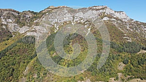 Aerial view of Iskar River Gorge near village of Ochindol, Vratsa region, Bulgaria