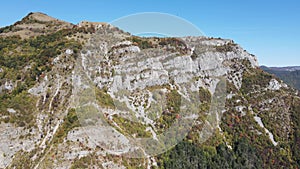 Aerial view of Iskar River Gorge near village of Ochindol, Vratsa region, Bulgaria