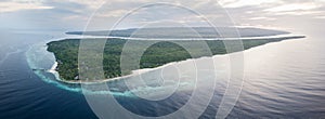 Aerial View of Islands in Wakatobi National Park