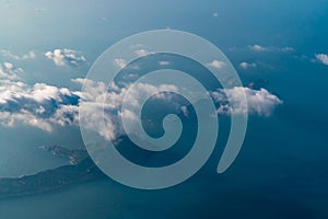 Aerial View of Islets in the South China Sea