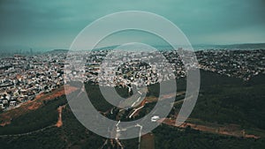 Aerial view of Izmir cityscape, Turkey