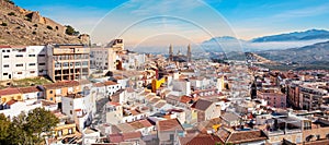 Aerial view of Jaen Cathedral in Jaen